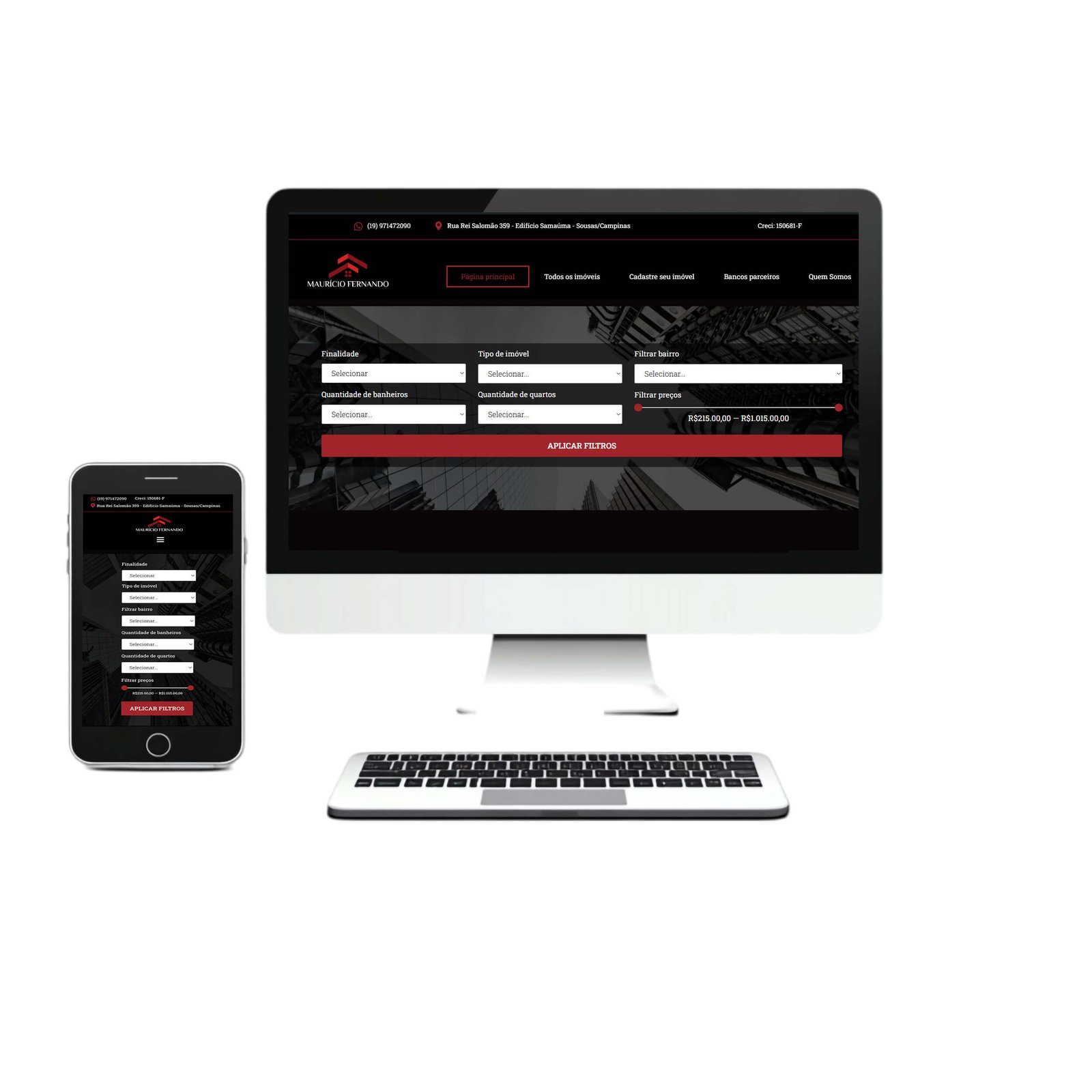 Site imobiliária